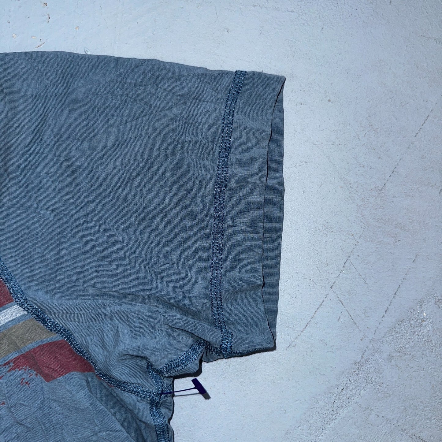 Men's Lululemon Short Sleeve Crew Neck Athletic Shirt Size M? Graphic Stripes