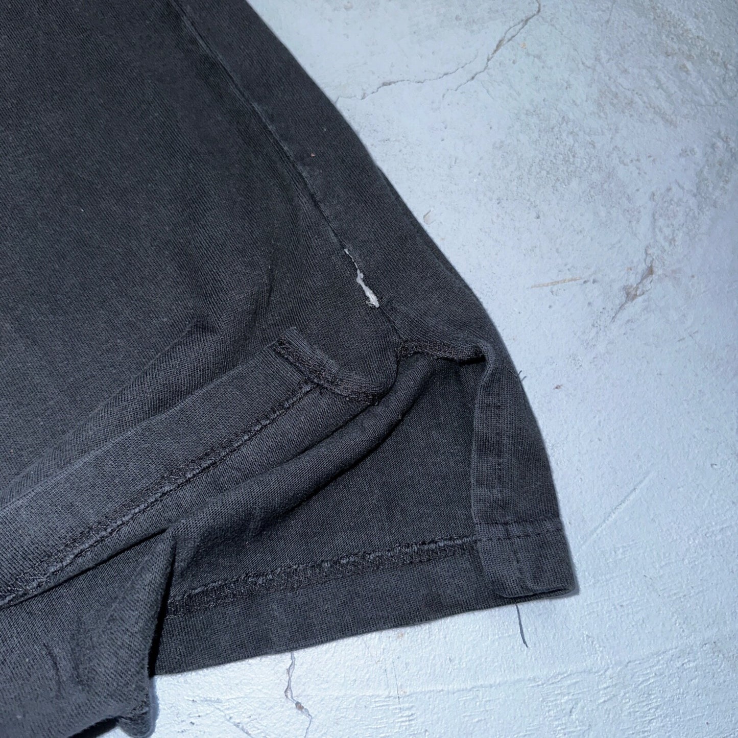 Disney Mickey Mouse 90s VTG T Shirt Polo Black Mens XL Cotton Basic Cute