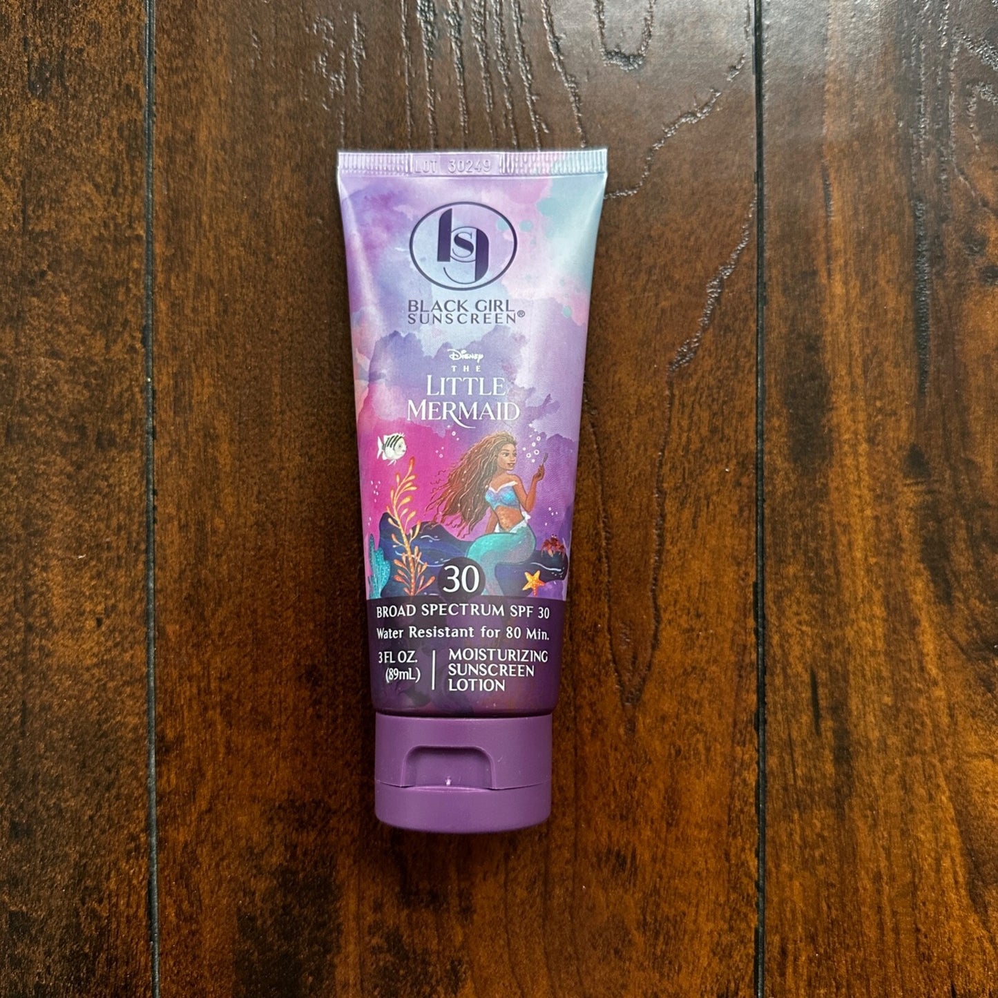 The Little Mermaid Disney Black Girl Sunscreen Face Gel SPF 30 NEW FREE SHIP