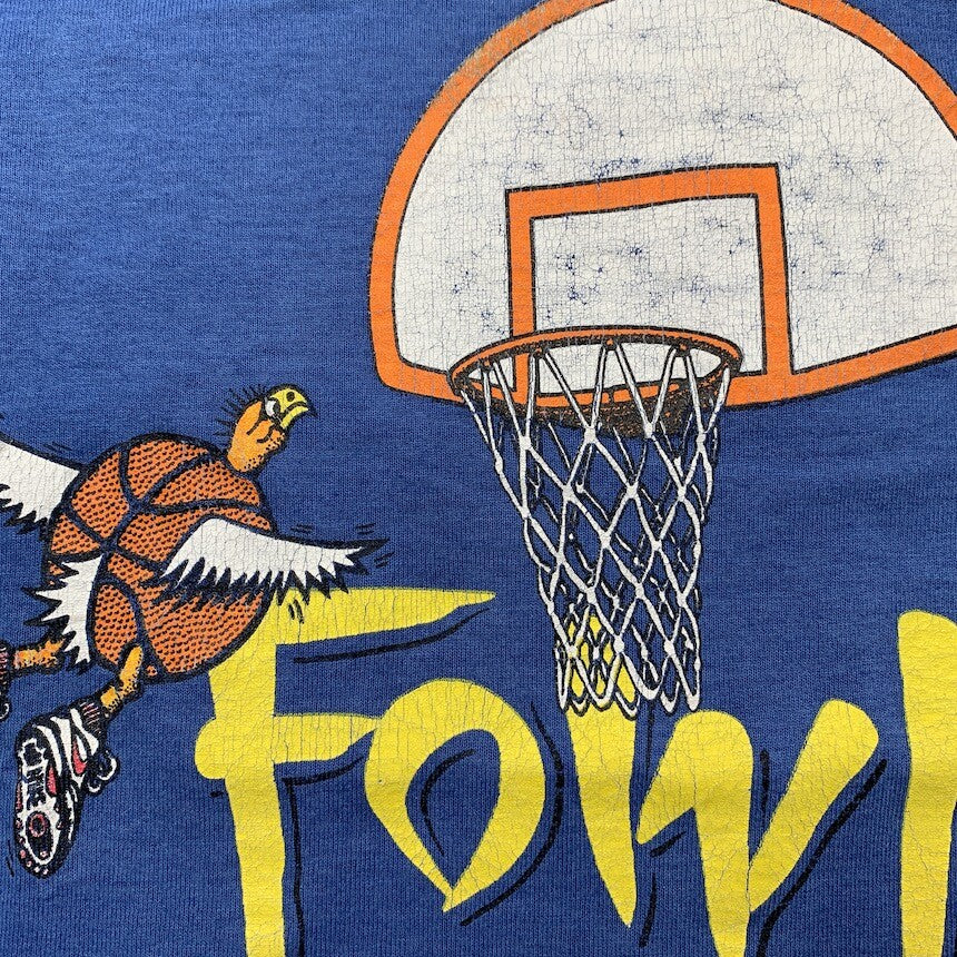 Vintage Nike T Shirt Mens Small Fowl Shot Owl Cartoon Basketball Jordan 90s