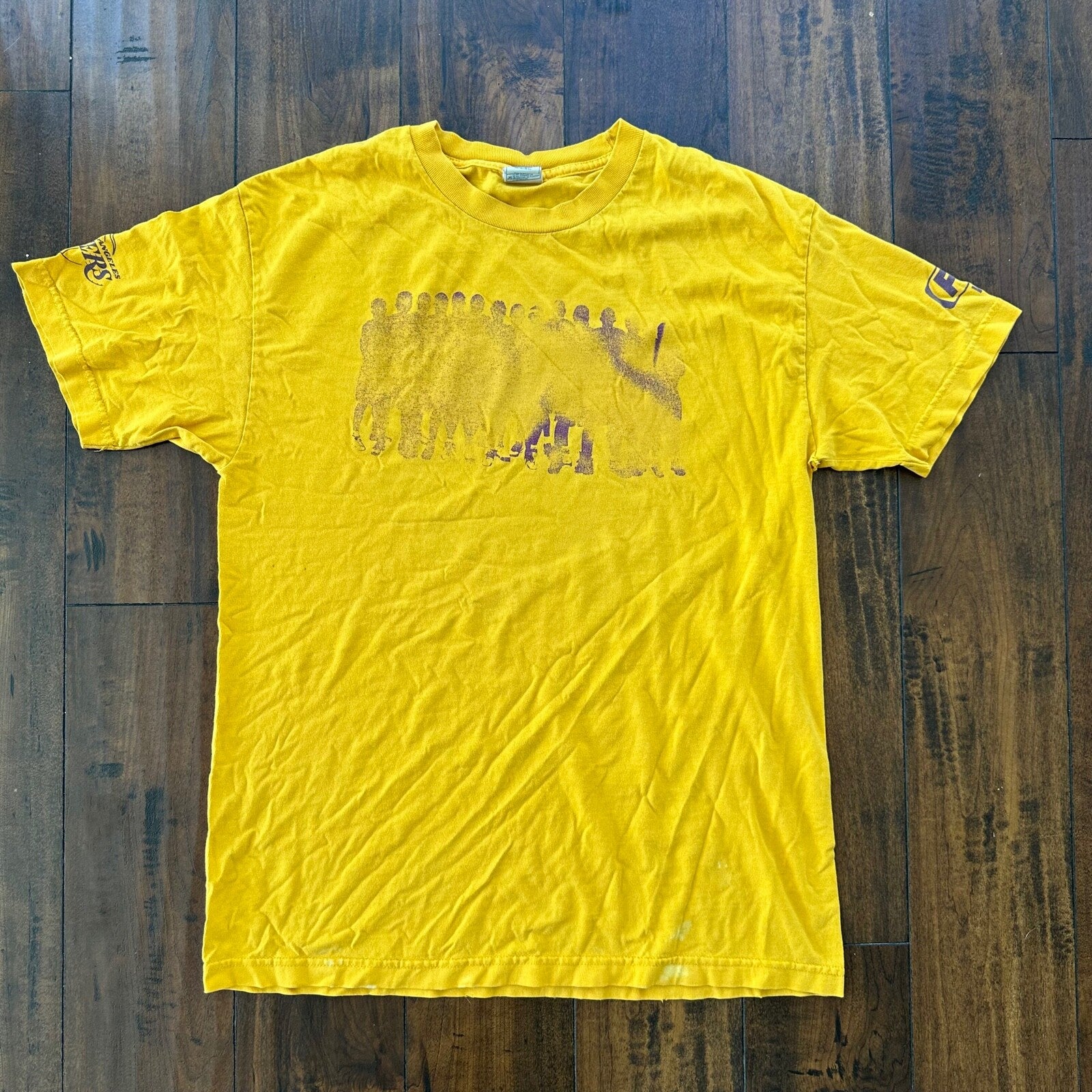 LA Lakers Vintage T Shirt Mamba NBA Basketball Kobe Bryant Black Shaq AAA Rap