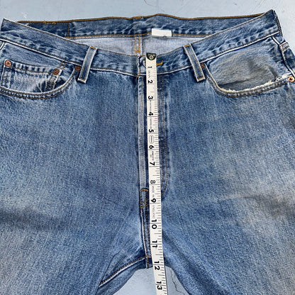 Levis 501 Vintage Y2K XX Straight Leg Jeans Blue Med Wash 36x34 Act 35x34