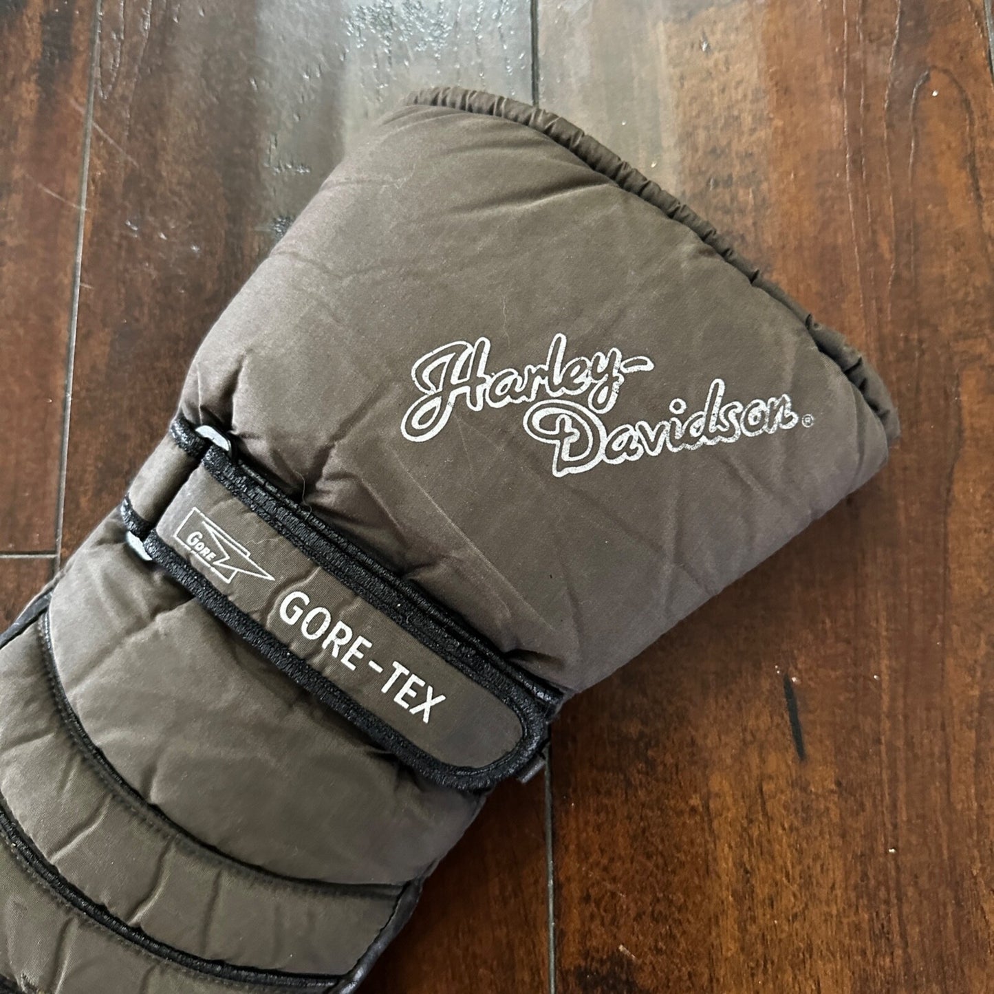 Harley Davidson GORE-TEX Gaunlet GLOVE Single Missing Other Brown Black VTG