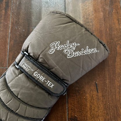 Harley Davidson GORE-TEX Gaunlet GLOVE Single Missing Other Brown Black VTG