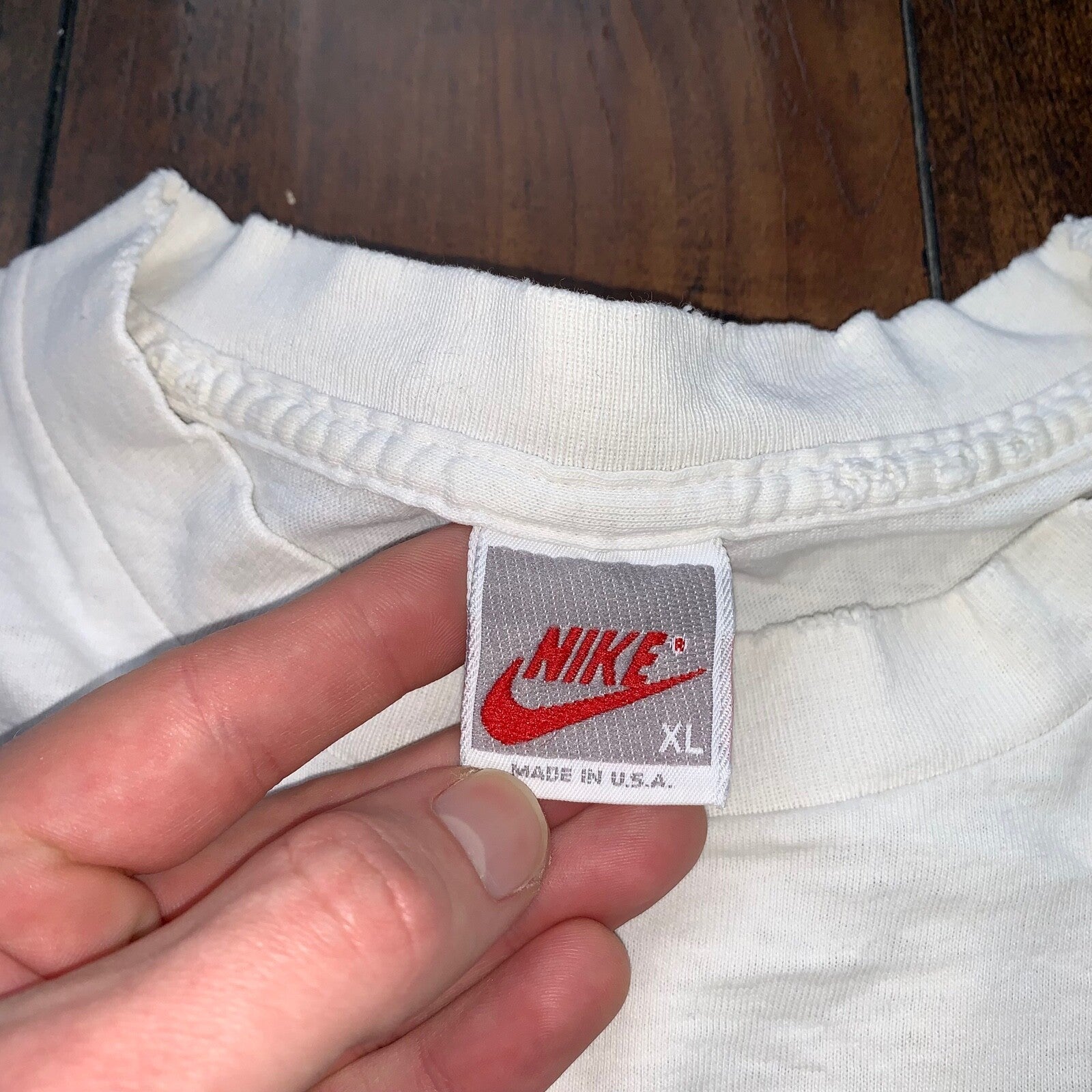 Nike Vintage T Shirt Mens Jordan Holiday Classics Christmas Employee RARE 90s