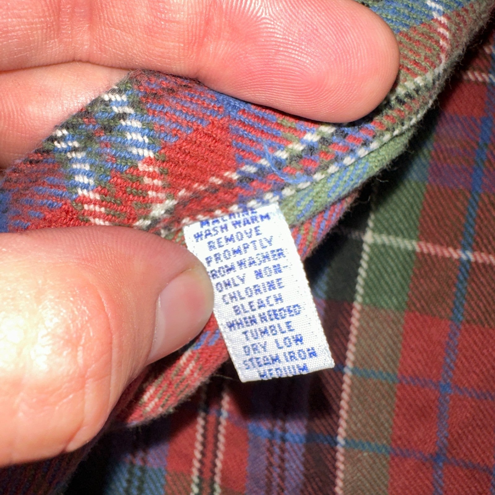 RALPH LAUREN Shirt Mens Size XL Button Up Plaid Long Sleeve Extra Large Blaire