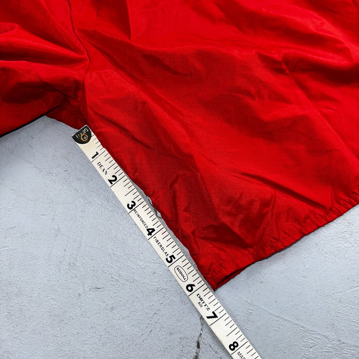 Nike Vintage Red Nylon Shorts Swoosh XL 90s Black Tag 6” Inseam Running Swim