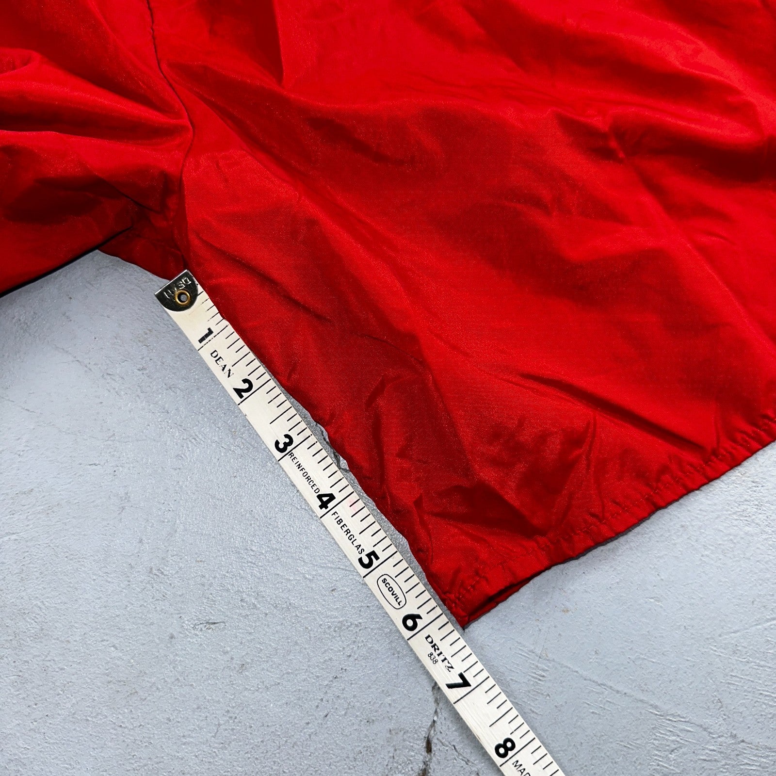 Nike Vintage Red Nylon Shorts Swoosh XL 90s Black Tag 6” Inseam Running Swim