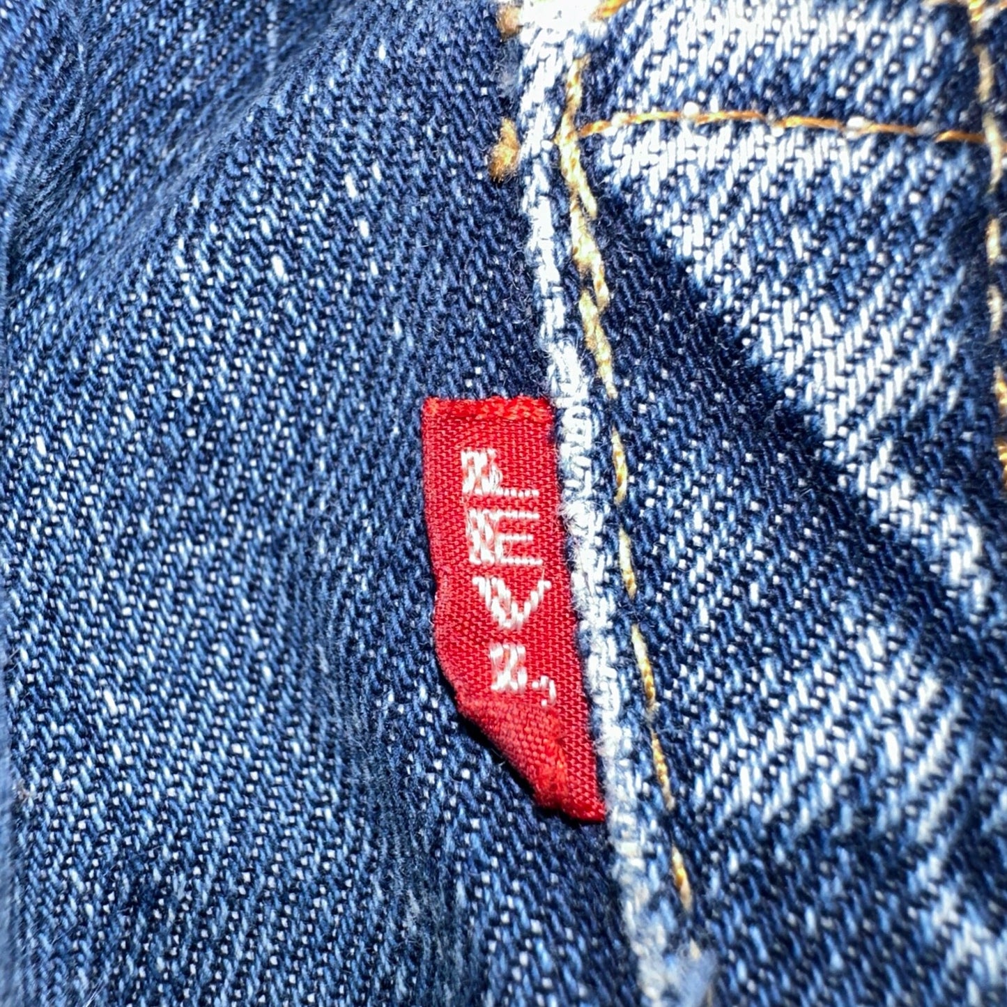 Vintage LEVIS 505 Jeans Big E 1960s Denim 28x28 USA 60s 501 502 Talon Zipper