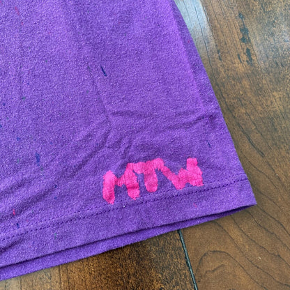 Womens Small Art Paint Vintage T Shirt Custom Painted Danny One Of One 80s 90s