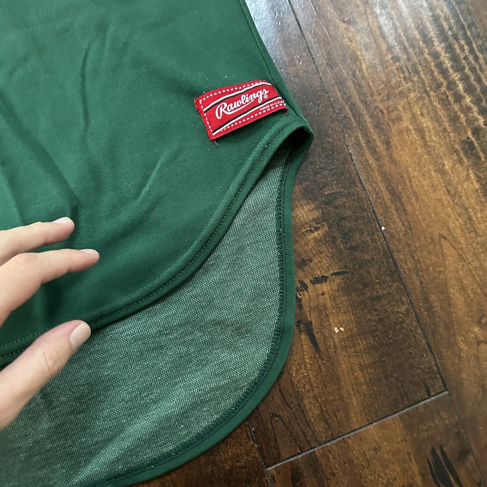 VTG USA Rawlings Green MLB Miami Oregon Baseball Jersey 38 1970s Killian 25