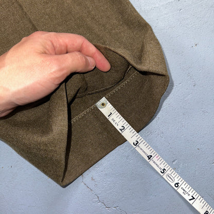 Vintage 40s US Army WWII Field Wool Trousers Pants Mens 34x33 OD-33 Military
