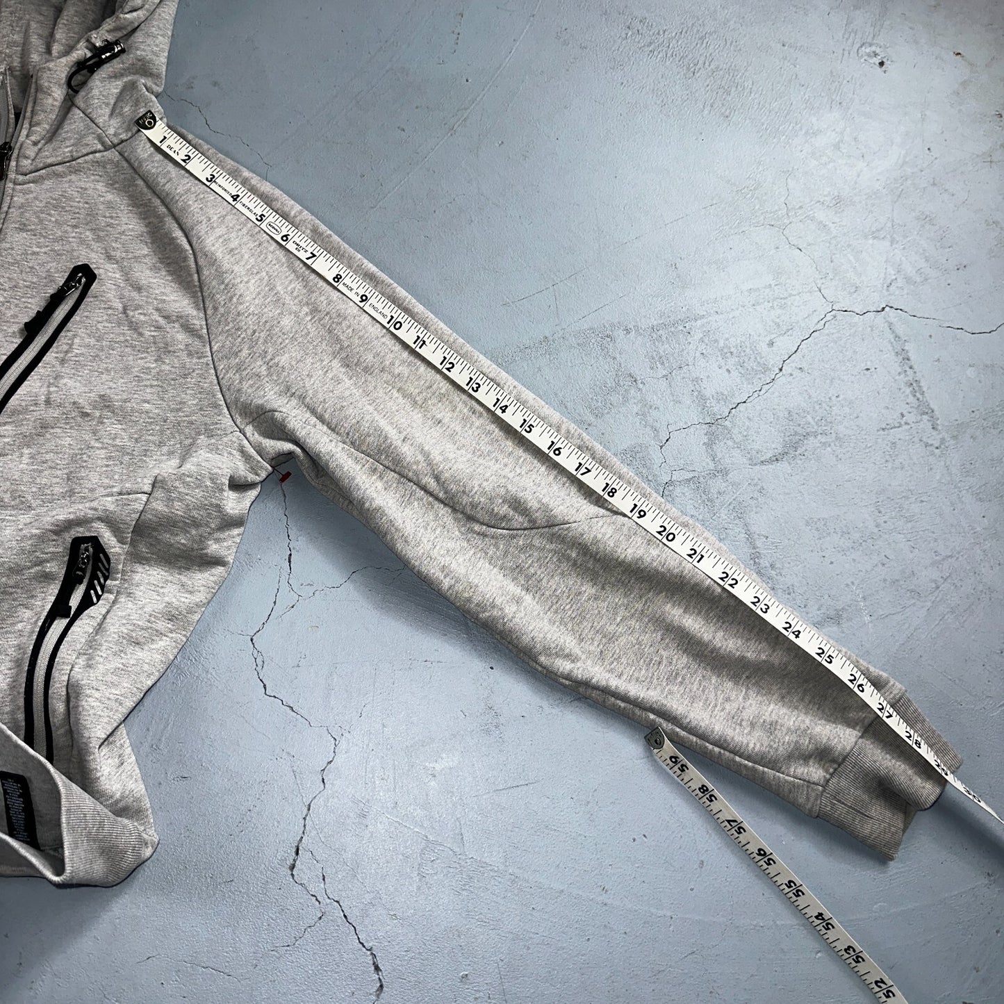 RLX Ralph Lauren Hoodie Mens Medium Gray Hybrid Pullover Gray Logo Training Gym