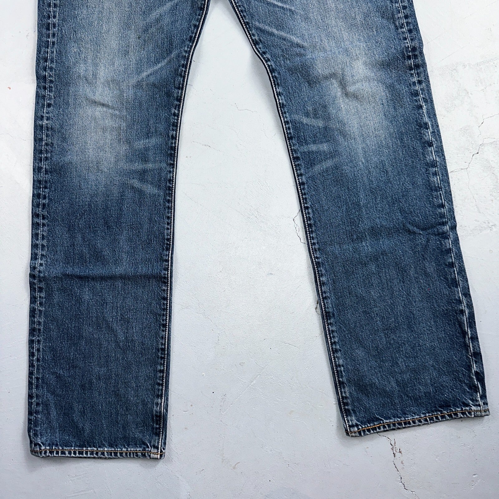 Levis 501 Y2K XX Straight Leg Jeans Blue VTG Med Wash 36x34 Act 35x33
