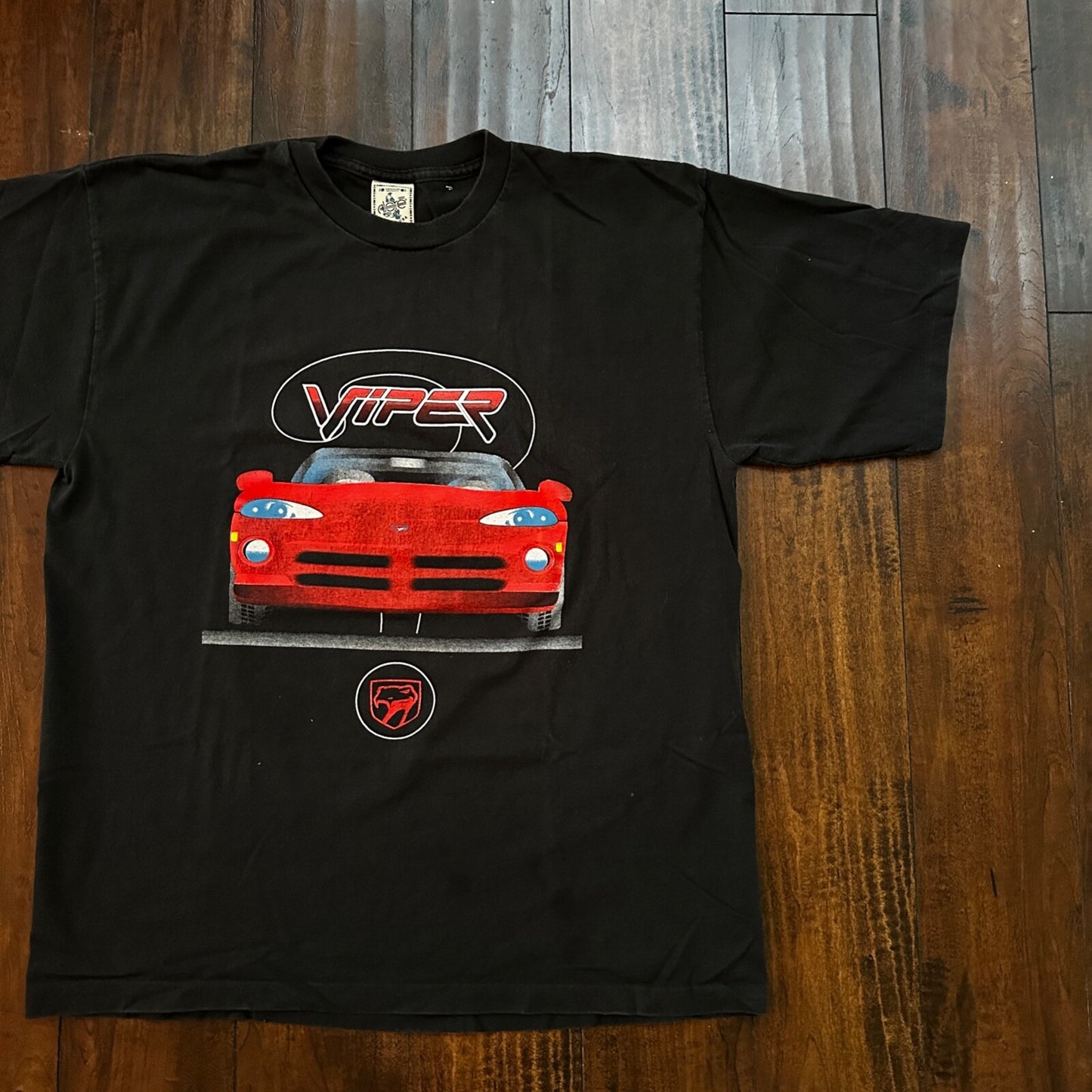 Viper Sports Car Vintage T Shirt 90s Single Stitch Funny Nascar Humor XL USA