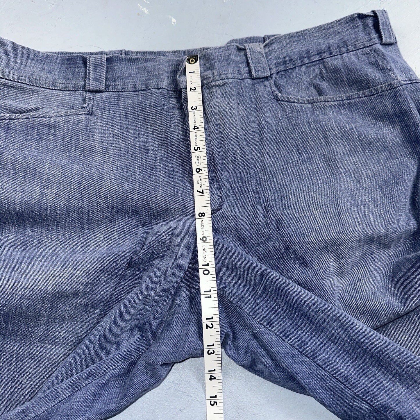 Vintage 1940s 50s WWII Korean US Navy Denim Dungarees Jeans Work Pants Trousers