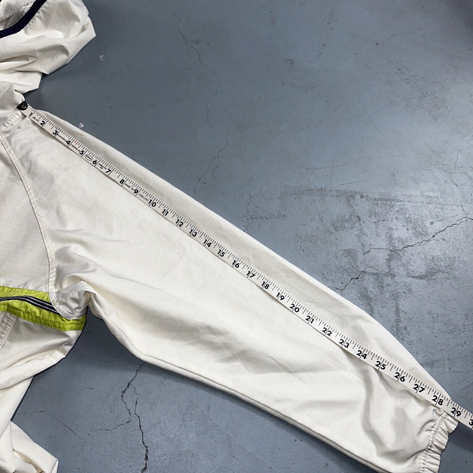 Nike Jacket Vintage Nylon Windbreaker Women’s Quarter Zip Large White 90s