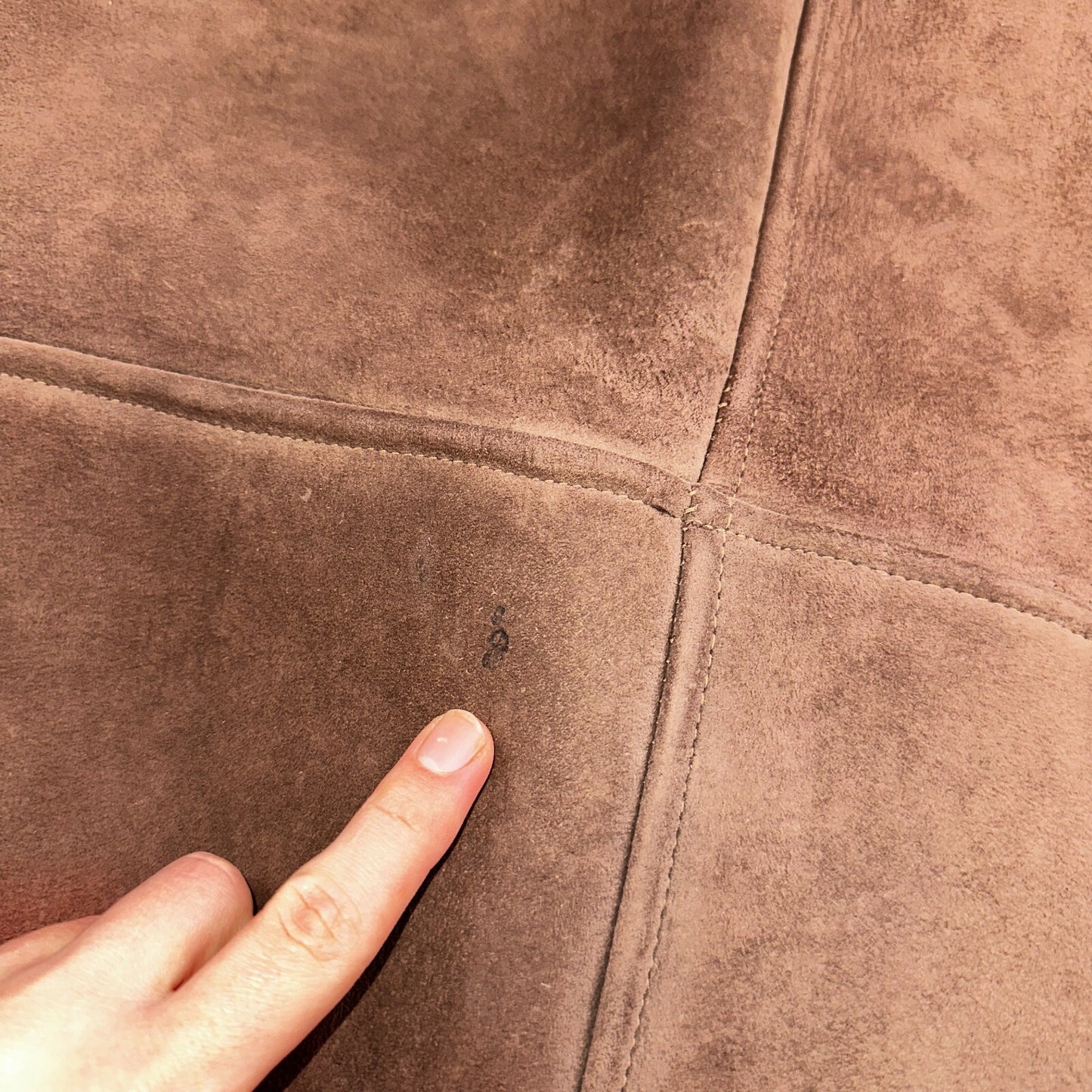 VTG Mens Coat Suede 60s Western Ranch Trucker Jacket Fur Sherpa 44 Brown 1960s