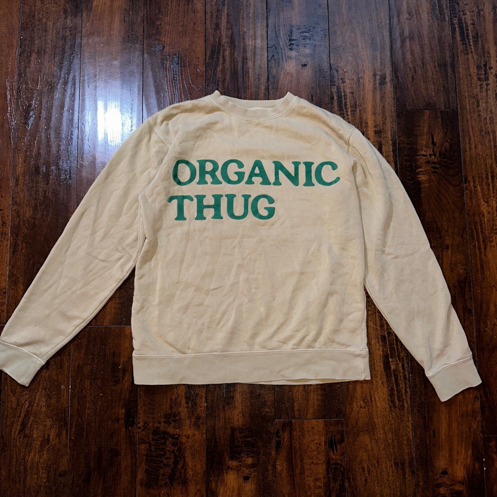 Organic Thug Fear Privilege Crewneck Sweatshirt Y2K Fresh Farms Target Funny