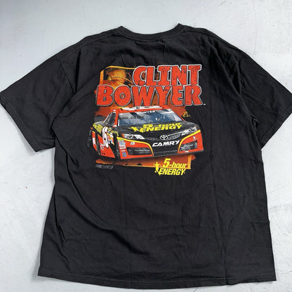 Chase Clint Bowyer NASCAR Vintage T Shirt Cars Racing Feel Energy Y2K Graphic