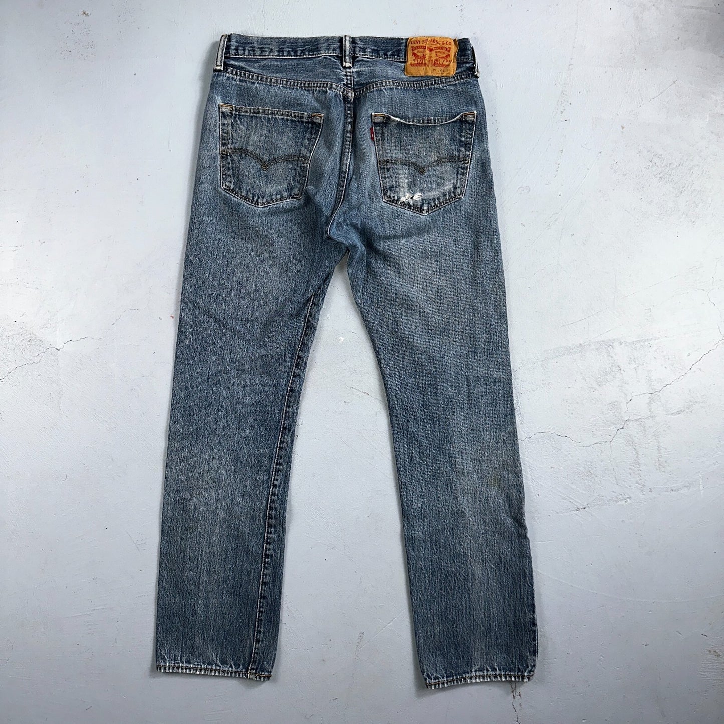 Levis 501 Vintage Y2K XX Straight Leg Jeans 32x34 Med Wash 2000s Act 31x30