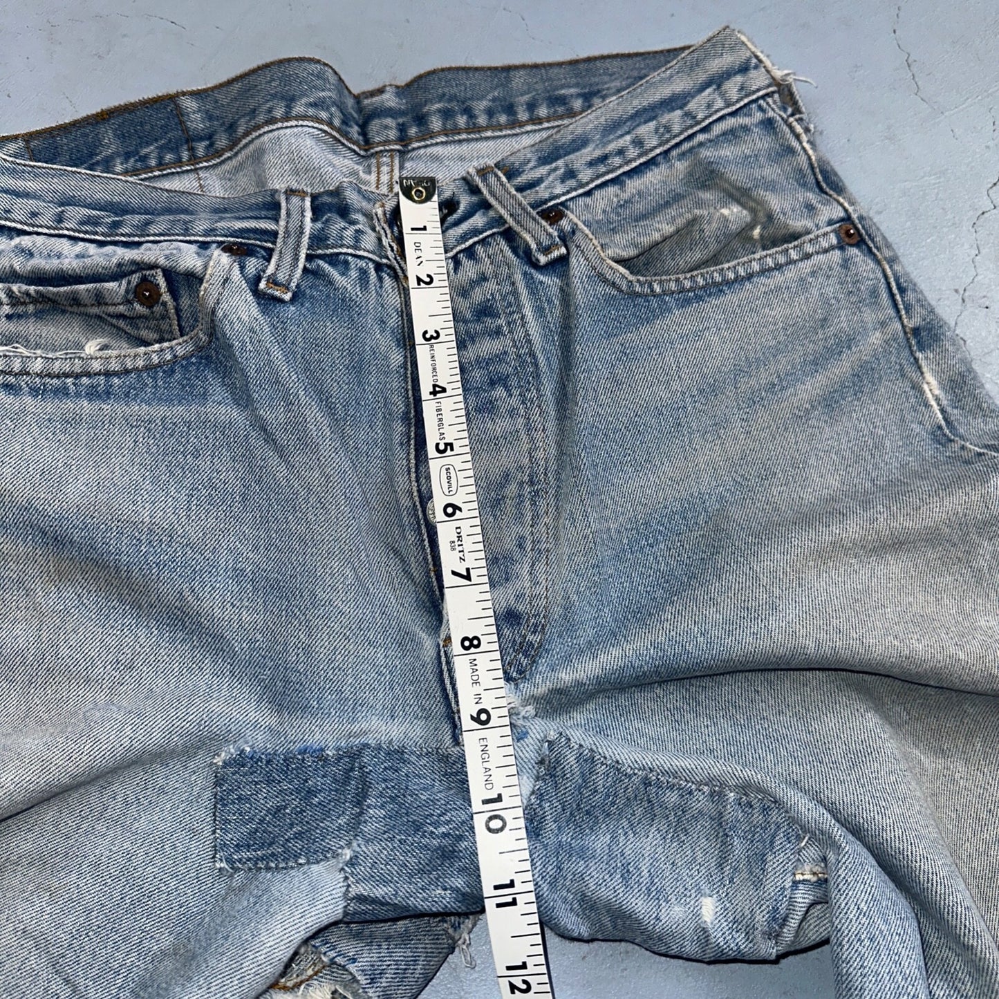 Levis 501 Vintage 80s Redline Selvedge USA XX Jeans Med Wash 32x36 Act 30x31