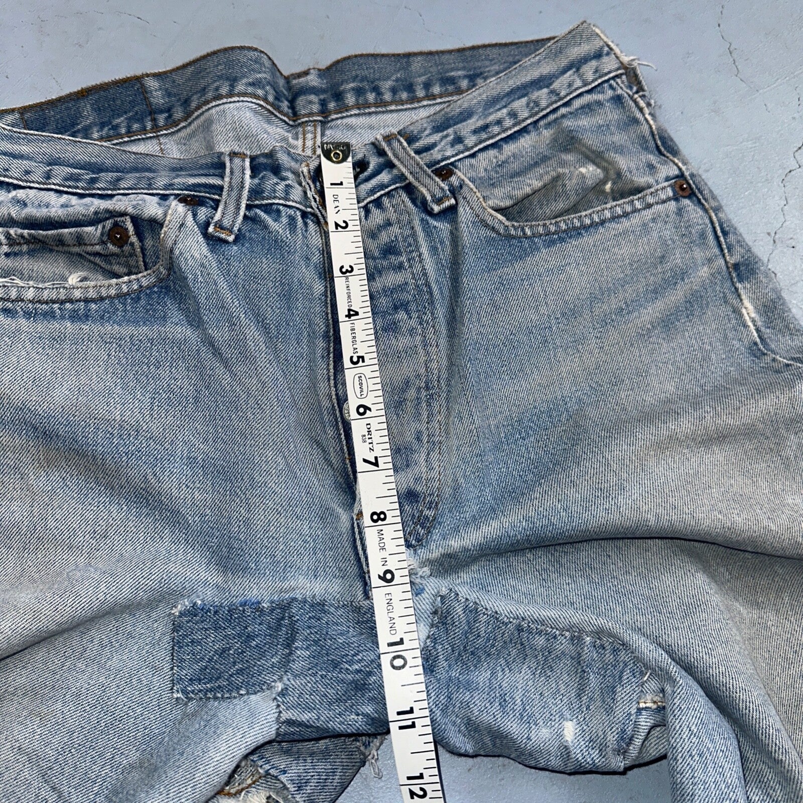 Levis 501 Vintage 80s Redline Selvedge USA XX Jeans Med Wash 32x36 Act 30x31