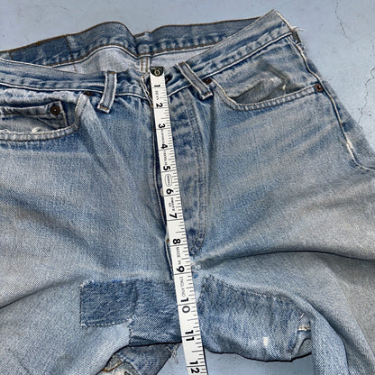 Levis 501 Vintage 80s Redline Selvedge USA XX Jeans Med Wash 32x36 Act 30x31
