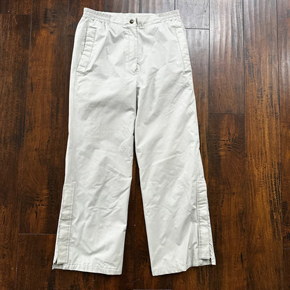 VTG GORETEX Jack Nicklaus Mens 10 Golf Pant Grey Fabric Zip Up Sports Outdoor