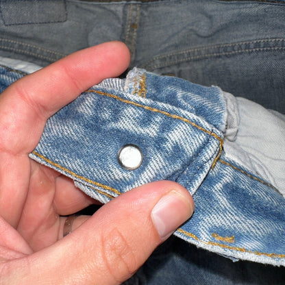 Levis 501 Vintage 90s USA XX Straight Leg Jeans 33x36 Light Wash Act 30x32