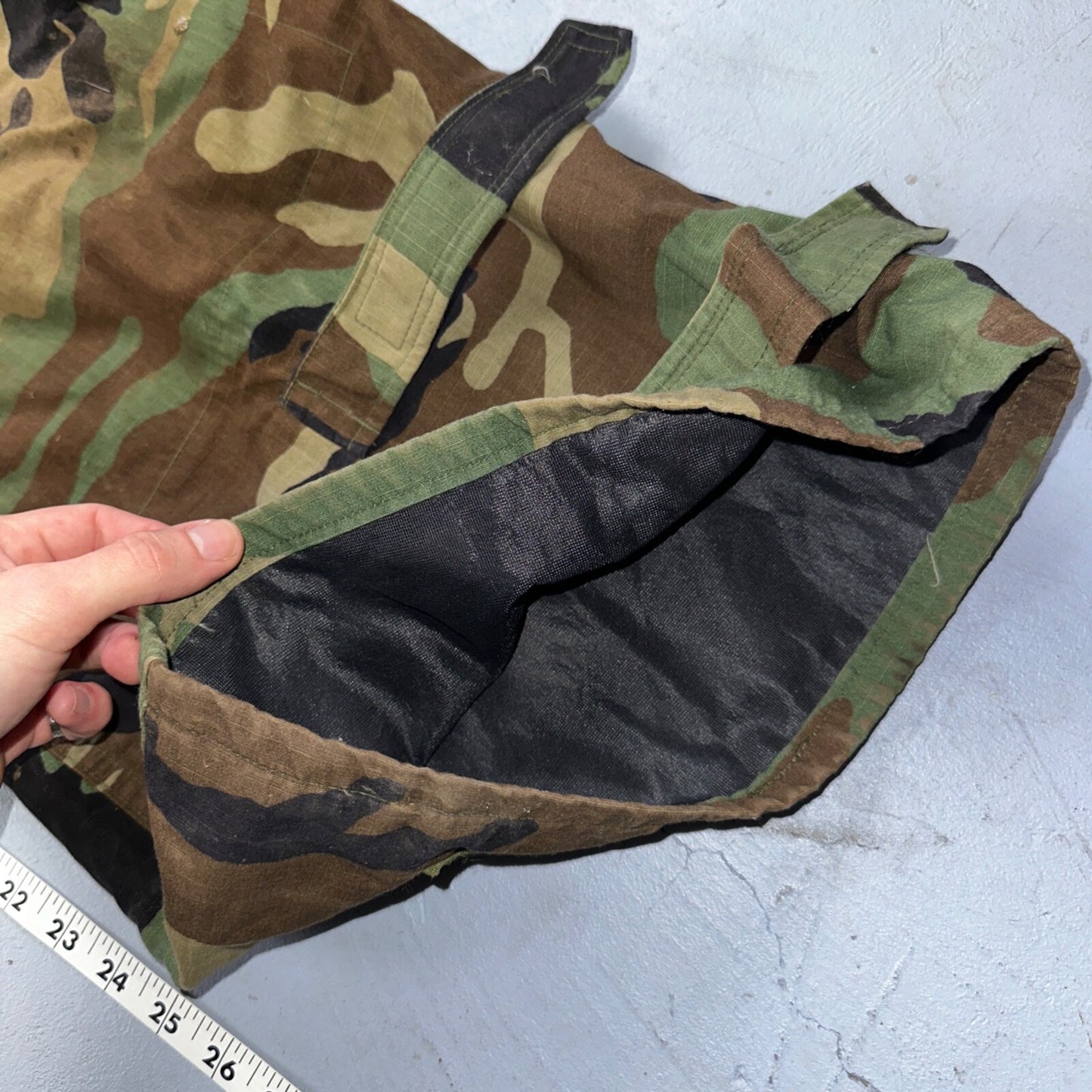 US Army Air Overgarment Chemical Protective Trousers Woodland Camouflage Large