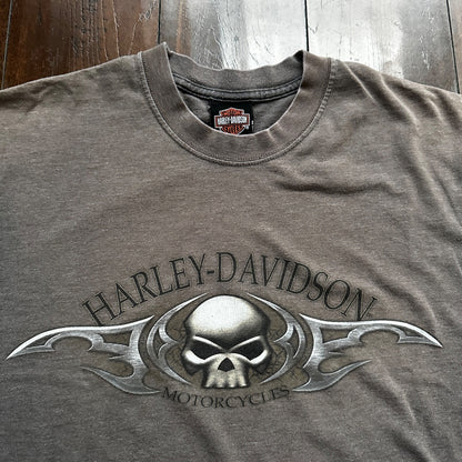 Harley Davidson USA Motorcycle Vintage Style T Shirt Skull Y2K Toy Story
