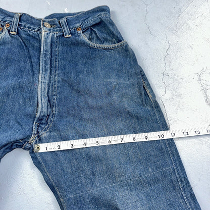 Levis 701 Big E Vintage 50s Redline Hidden Rivets USA 1950s Jeans 501 Act 26x29