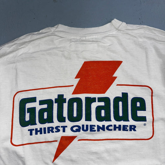VTG 90s Gatorade Thirst Quencher T-Shirt Size XL FOTL Single Stitch Long Sleeve