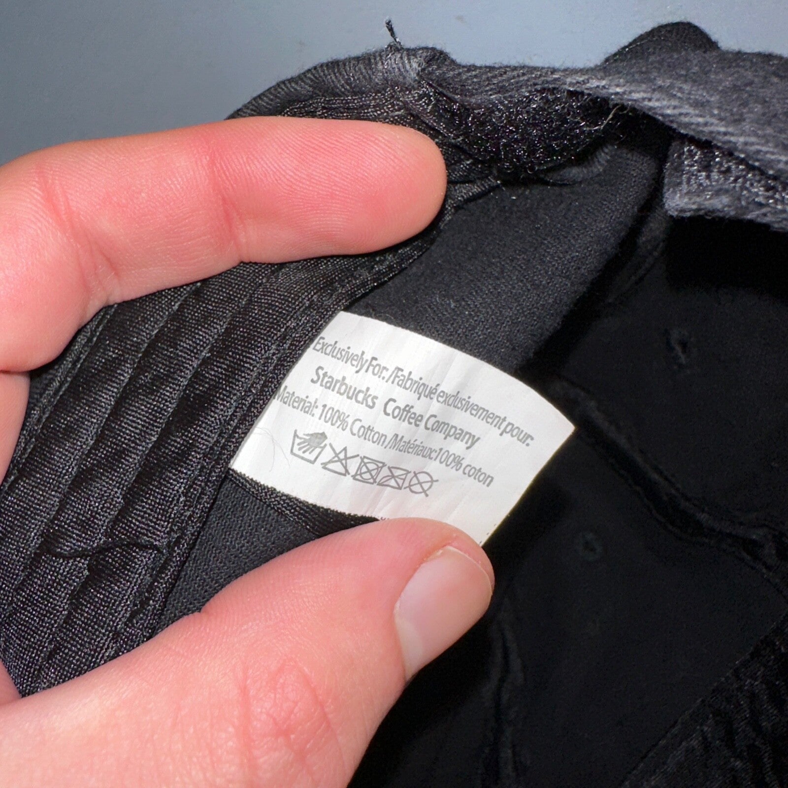 Starbucks Coffee Shop Black Baseball Cap Embroidered 100% Cotton Dad Hat