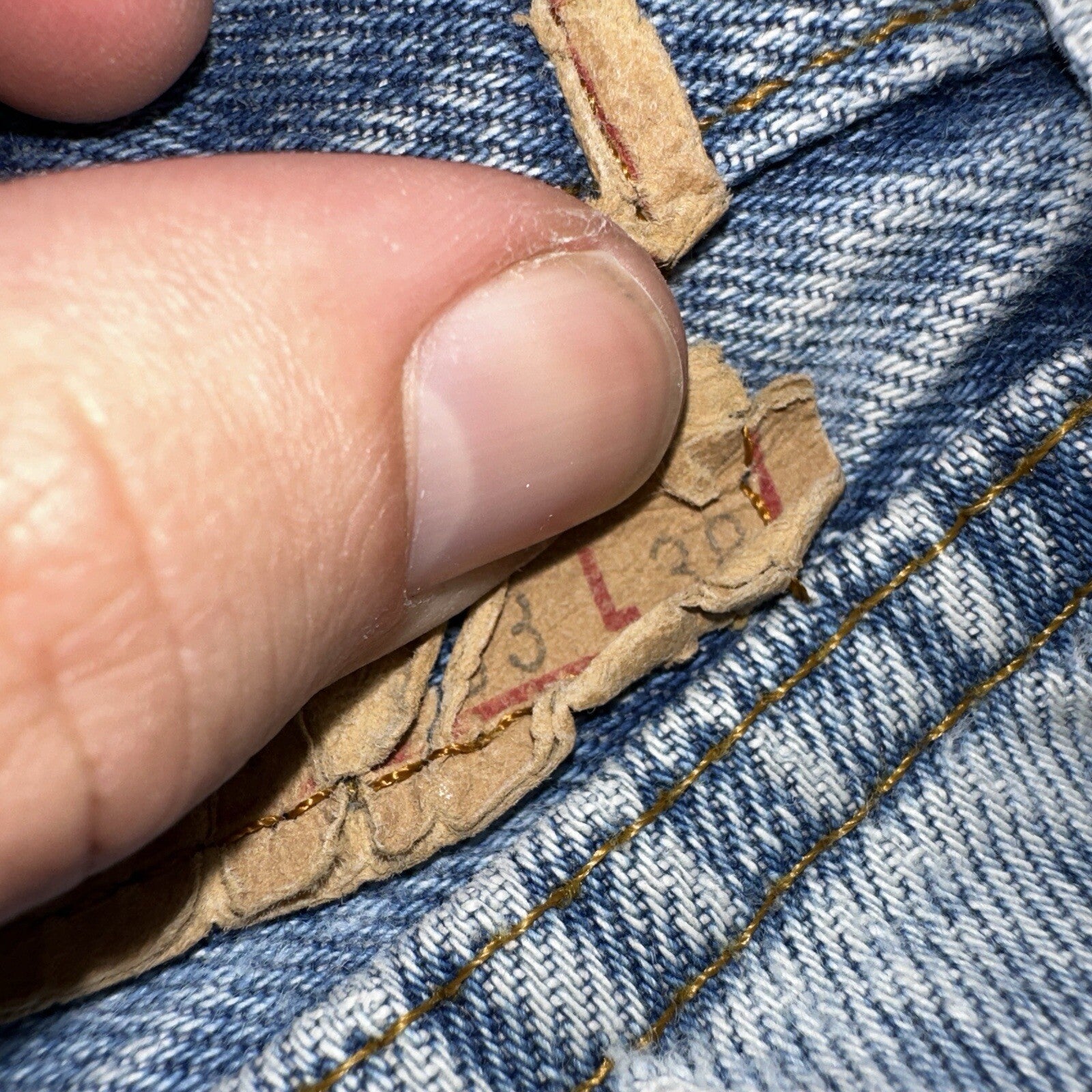 Levis 501 Vintage 80s USA XX Straight Leg Jeans 33x30 Altered Skinny Act 30x33