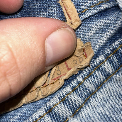 Levis 501 Vintage 80s USA XX Straight Leg Jeans 33x30 Altered Skinny Act 30x33