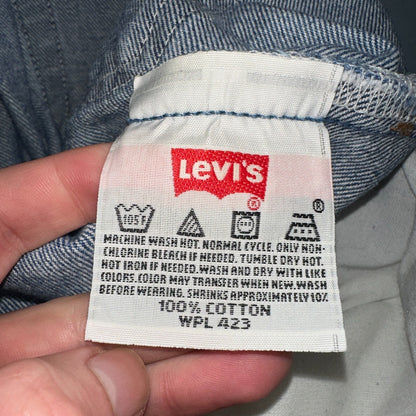 Levis 501 Vintage Y2K Mexico Straight Leg Jeans 36x36 90s Med Wash Act 36x32