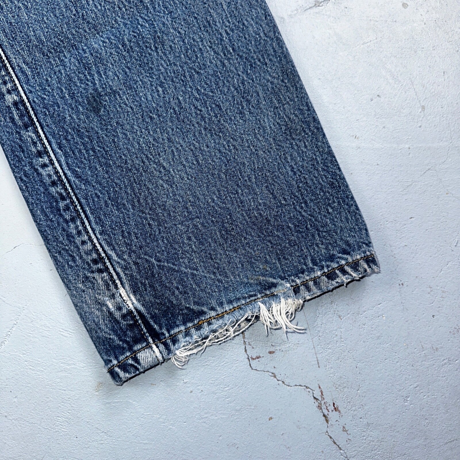 Levis 501 Vintage 90s Mexico Straight Leg Jeans 36x32 Y2K Med Wash Act 34x30