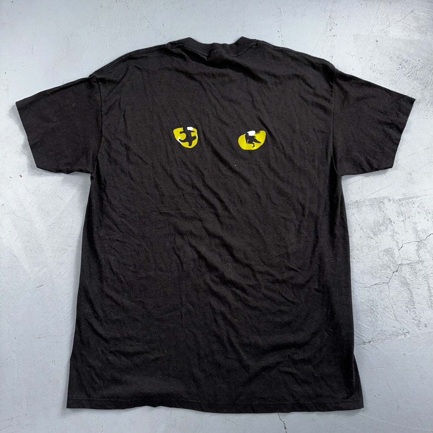 Cats Touch Of Gold Original VTG T Shirt 1981 Black Musical Rare Single Stitch