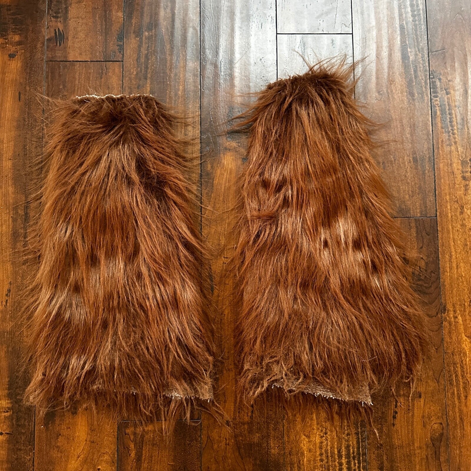 Hot Costume Pair Faux Fur Leg Warmers Womens Party Sexy Chewbacca Cute VTG