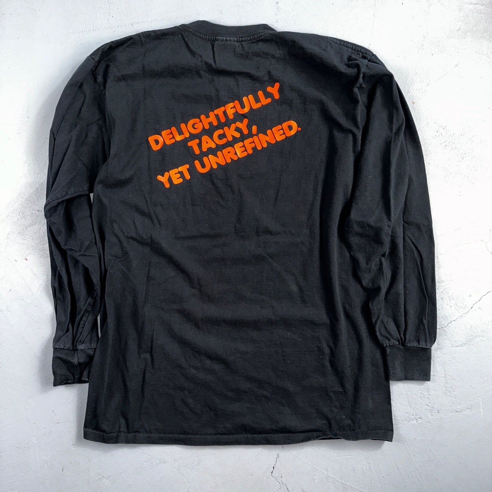 Hooters Beaverton Oregon Long Sleeve Y2K VTG T Shirt Tacky Black PDX Graphic