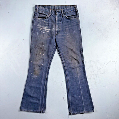 Levis 646 Vintage 70s USA Orange Tab Bootcut Flare Blue Bell Bottom Jeans 29x28