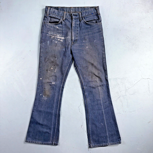 Levis 646 Vintage 70s USA Orange Tab Bootcut Flare Blue Bell Bottom Jeans 29x28