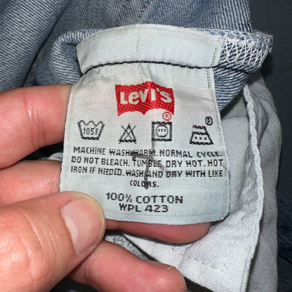 Levis 501 Vintage Y2K Mexico Straight Leg Jeans Blue Light Wash 40x30 Act 38x30