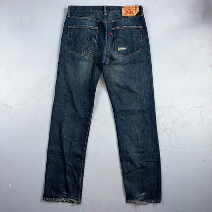 Levis 501 Vintage 90s XX Straight Leg Jeans Y2K Med Wash 34x34 Act 33x34