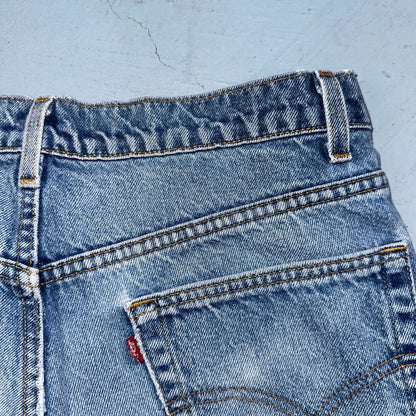 Levis 517 Jeans Mens 36x34 Black Denim Bootcut Red Tab USA Vintage 90s 34x32