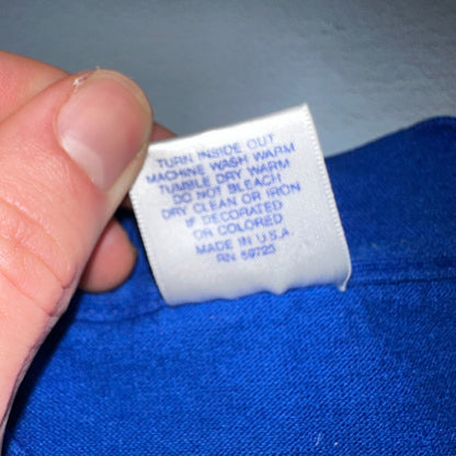 New York Rangers VTG Sportswear T Shirt Mens L NHL Hockey Blue 90s Single Stitch