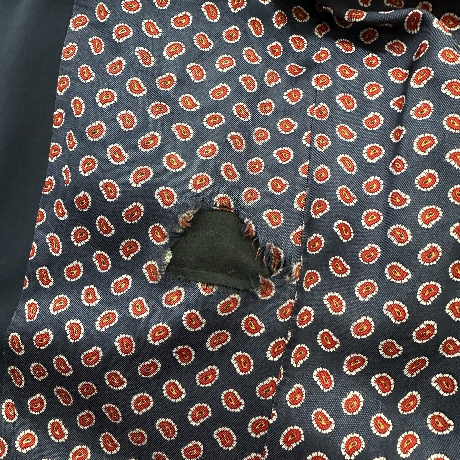 1960s 1970s Navy Oregon Sport Jacket VTG Mens Suit 42 33x33 Rockabilly Classy