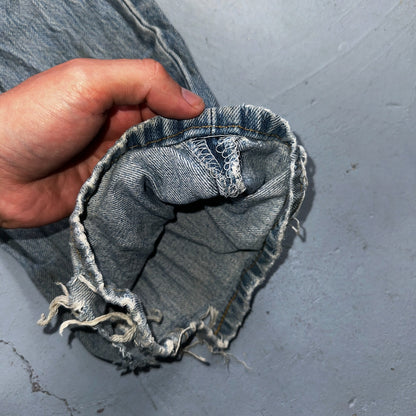 Levis 501 Vintage Y2K XX Straight Leg Jeans Blue Light Wash 35x34 Act 34x34